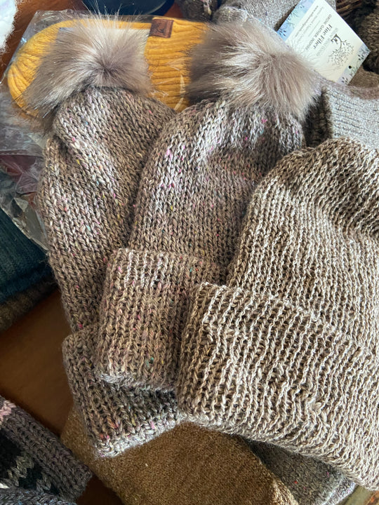 Alpaca Beanies- Double Knit