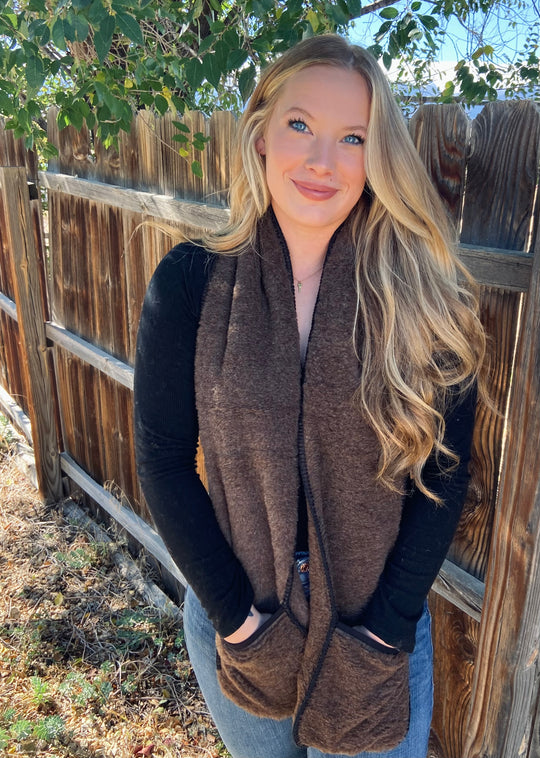 Alpaca Scarf w/ Pockets