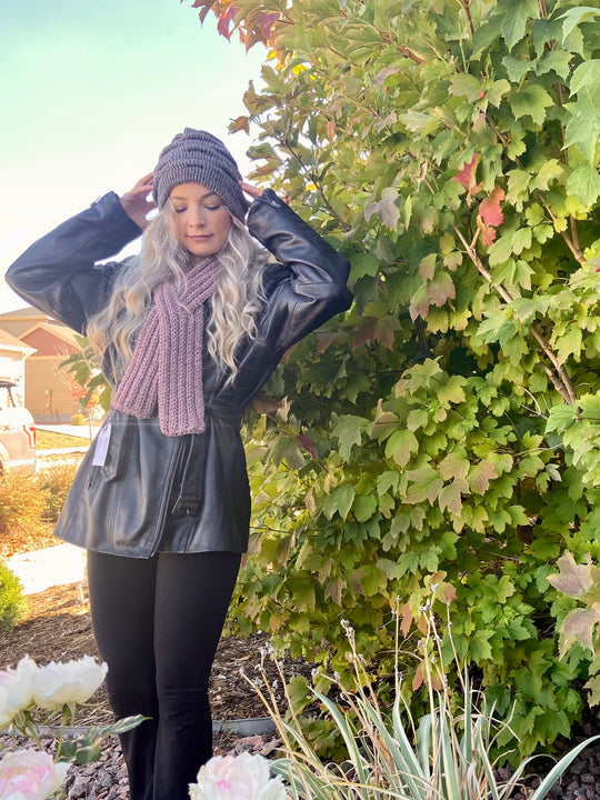 Alpaca/ Merino Swirl Beanie