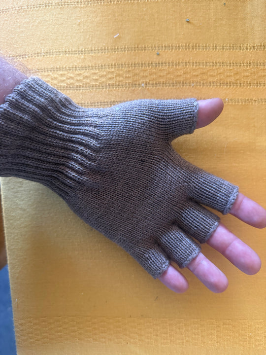 Fingerless Gloves - Alpaca Merino Knit