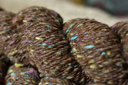 Chocolate with Sprinkles Please Alpaca & Silk Yarn