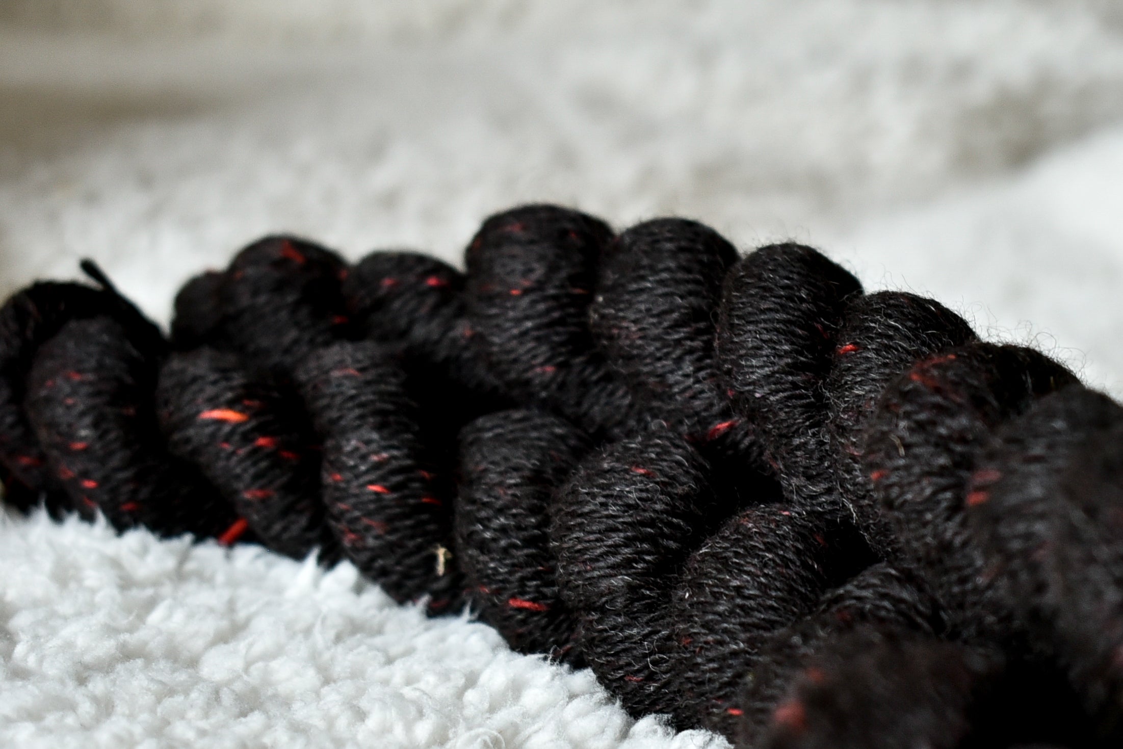Tuxedo True Black Alpaca & Silk Yarn