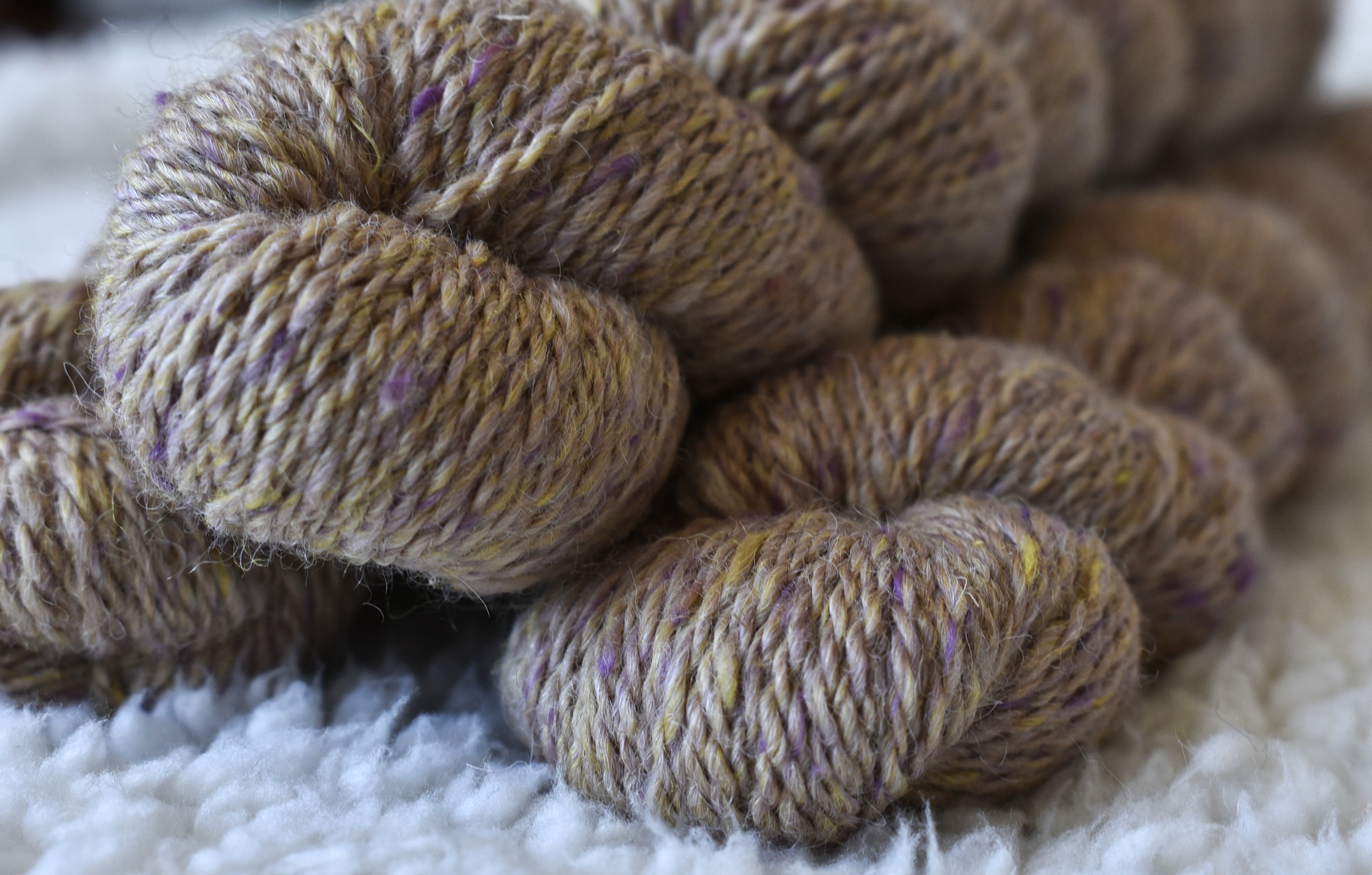 Mocha Latte w/ a Twist Alpaca & Silk Yarn